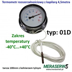 Termometr typ 01D 